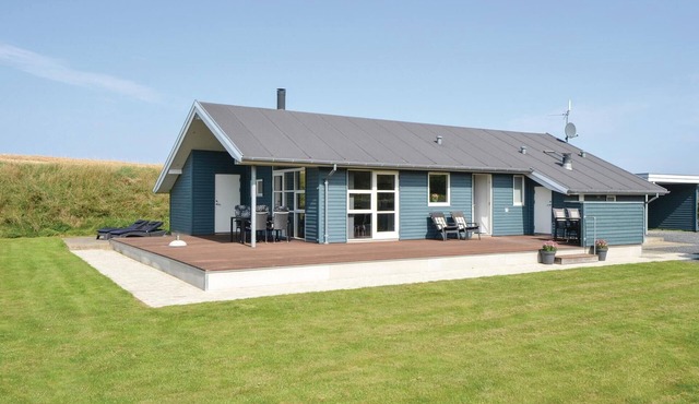 Stunning home in Knebel with sauna