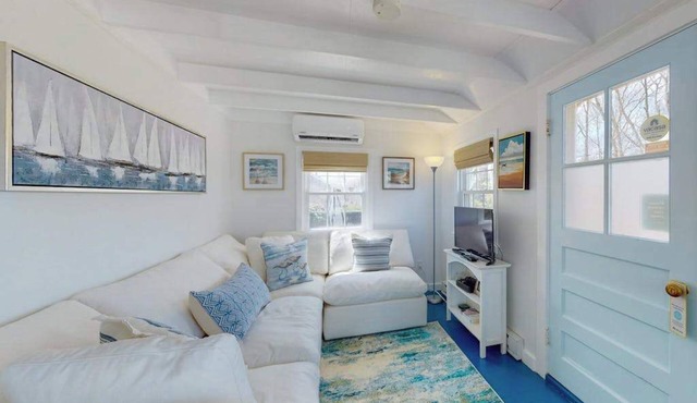 Stunning home on the bay with fantastic views, central AC, W/D, & water access