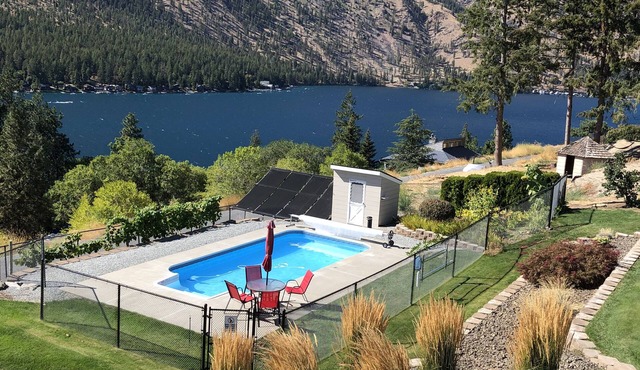 Stunning lake and mountain view home