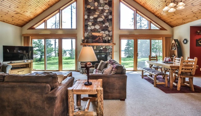 Stunning Lake front home located on Big St Germain Lake!