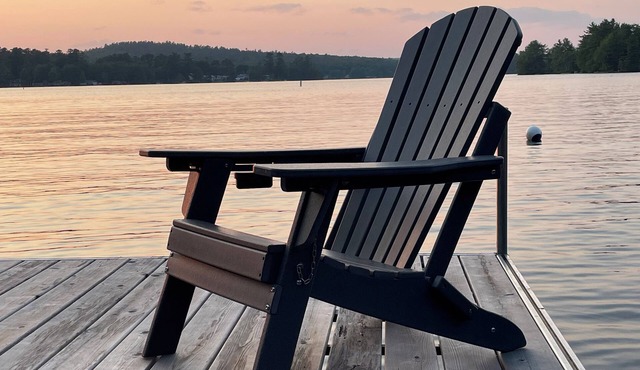 Stunning Lakefront Escape on Little Sebago - Private Dock, Kayaks, Sunset Views