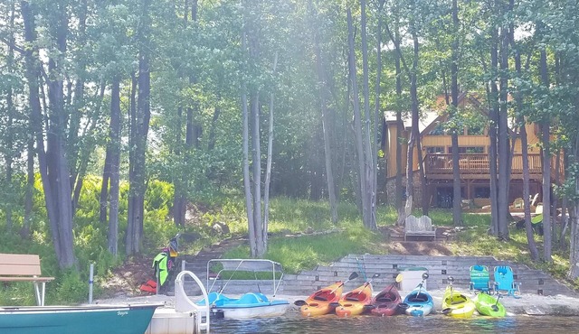 Stunning lakefront home in the Big Bass Lake Community