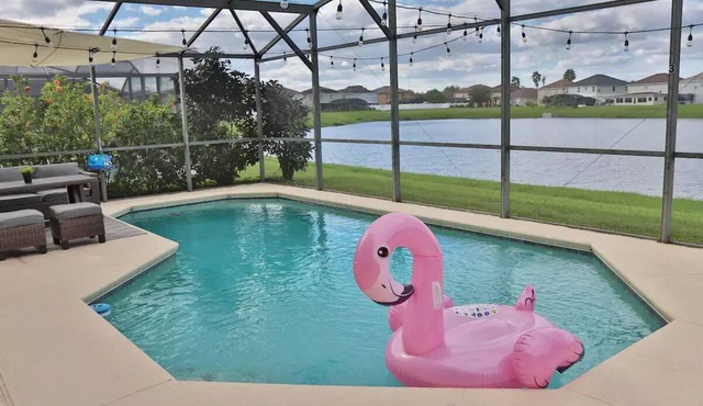 Stunning Lakefront Home with Private Pool & Gameroom