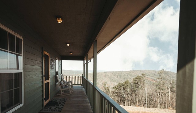 Stunning Long Range Views: Mountaintop Cabin w/Private Sauna + Outdoor Fire Pit