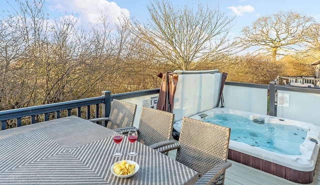 Stunning luxury lodge.