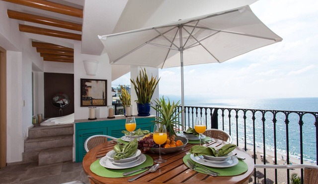Stunning Luxury 3 bedroom Penthouse right on Los Muertos Beach
