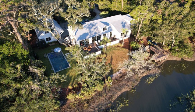Stunning Marsh View Pool Retreat on St. Simons Island