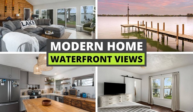 *Stunning* McQueeney Lakefront, 4 Bedrooms, Huge
