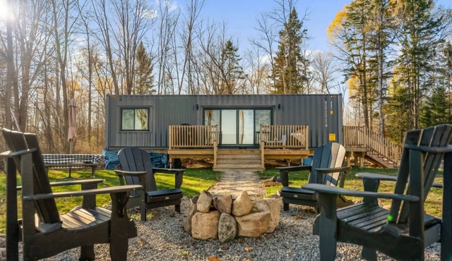 Stunning Modern Container Home on beautiful Golden Lake.