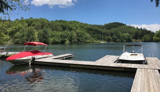 Stunning Modern Rustic Lake Retreat PRVT BOAT SLIP