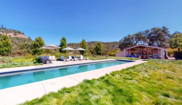 Stunning Modern Sonoma Wine Country Studio with 60' Lap Pool