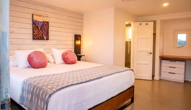 Stunning Modern Suite Rental with Private Patio and Fire Table for a Memorable Getaway in Canon City, Colorado