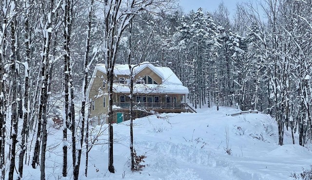 Stunning New Chalet in 17 acre Tug Hill Woodland Retreat