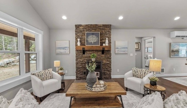 Stunning new ranch style 3-bedroom home with year-round beach club access.