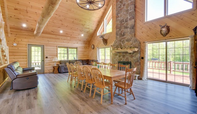 Stunning North Rose Retreat w/Fishing Pond!