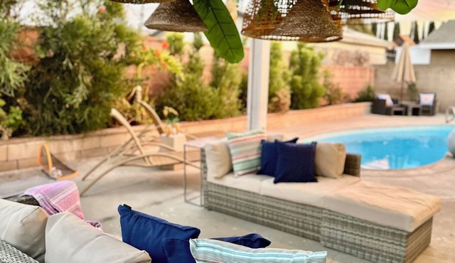 Stunning Oasis with Pool by Disneyland and Knotts.