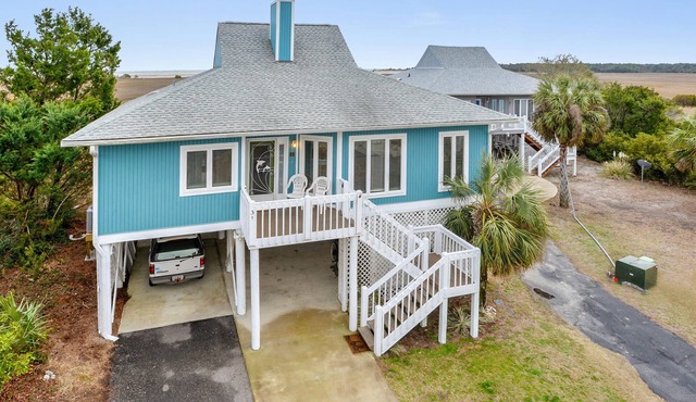 Stunning Ocean and Marsh View - Golf Cart Included!