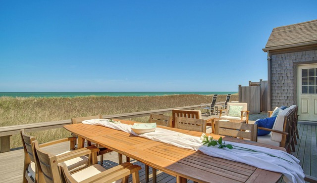 Stunning Ocean View! Beachfront Nantucket Retreat