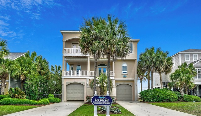 🌊Stunning Oceanfront Home w/Amazing Views-Private Pool-Low Tide Too🌊