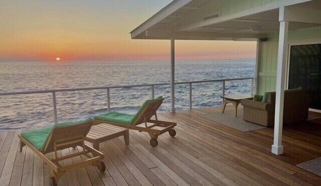 Stunning oceanfront cottage