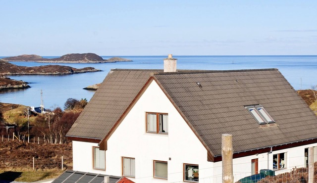 Stunning panoramic sea views in the idyllic North West Highlands of Scotland.