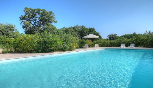 Stunning private villa with park and pool