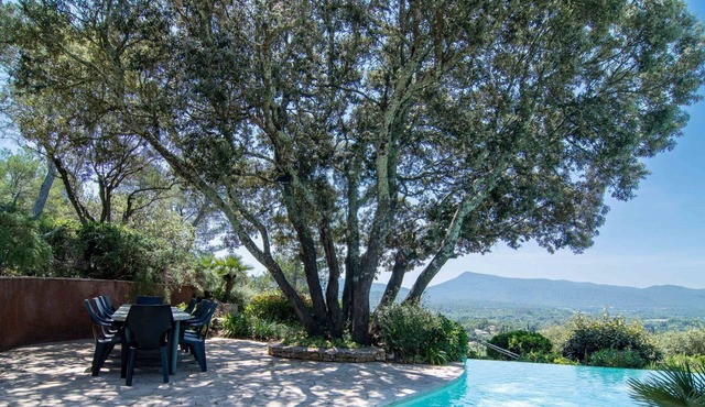 Stunning private villa with WIFI, private pool, TV, patio, pets allowed, panoramic view and park...