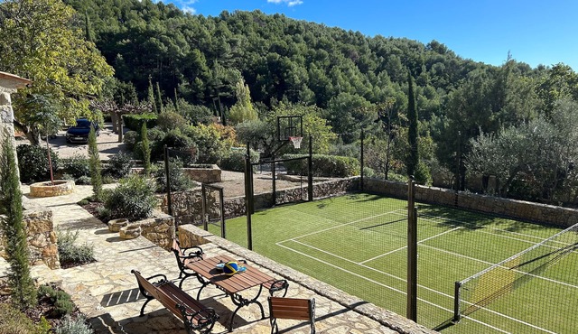 Stunning Provencal Stone House with incredible views, pool and multi-court