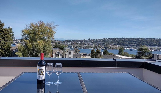 Stunning Queen Anne 4B3B w/Lake Views & Rooftop
