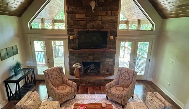 Stunning Riverfront Home Near Cow Shoals with Dock on the Little Red River!