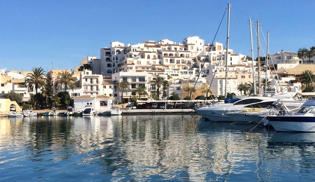 Stunning Sea & Marina Views from this Designer Town Centre Apartment in Moraira.