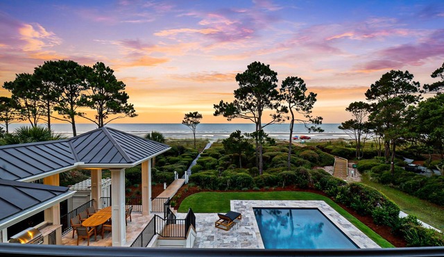 Stunning Sea Pines OCEANFRONT Home - 2023 Newly Renovated Large Pool & Spa