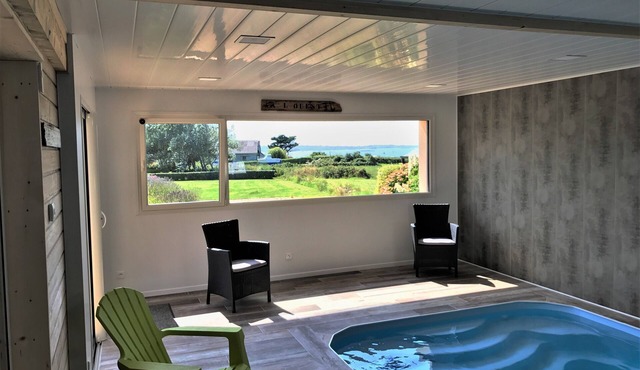 Stunning SEA VIEW Private indoor swimming pool 29 to 300 m