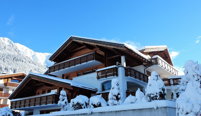 Stunning Setting and Views From This Family Chalet in renowned Klosters.