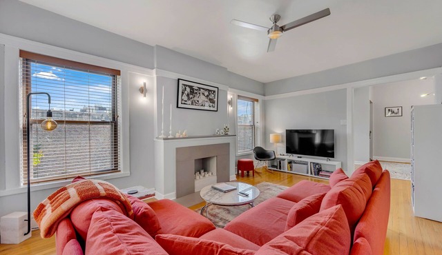 Stunning, Spacious, & Sun-soaked 2BR Uptown Condo by AllSet Turnover