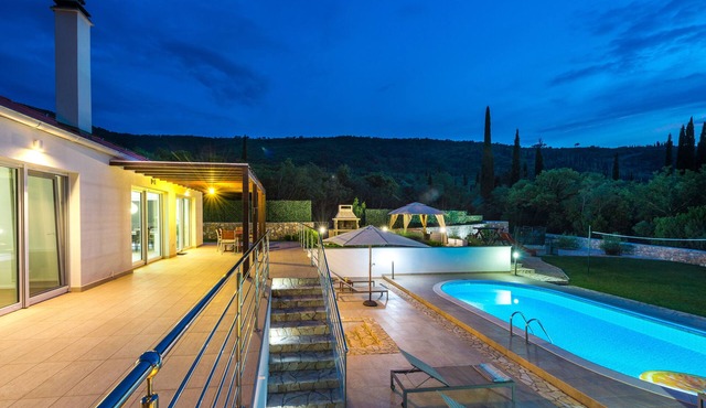 Stunning sunshine paradise surrounded with lawns and Mediterranean vegetation