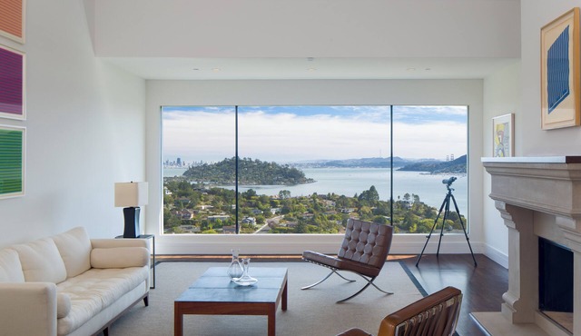 Stunning Tiburon Home with Sweeping Views of the San Francisco Bay