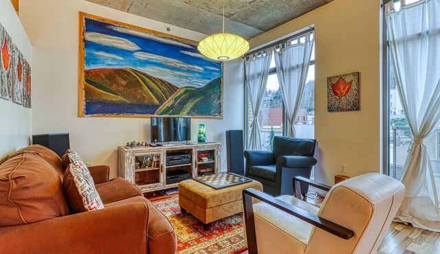 Stunning updated loft in the heart of downtown Hood River