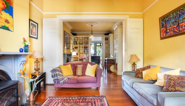 Stunning Victorian Home with Balconies, City Views