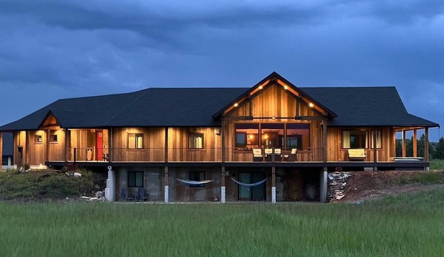 Stunning view of the Tetons - Tetonia Base Camp