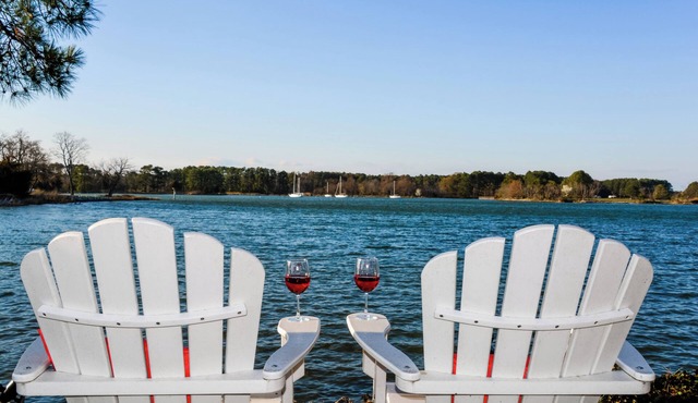 Stunning views at WATERFRONT St Michaels area historic home, dog friendly