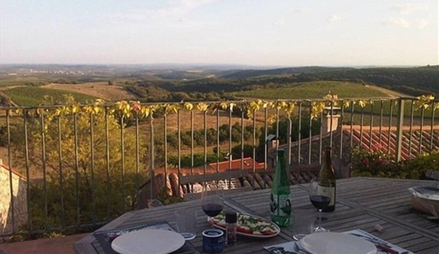 Stunning Views from Rooftop Terrace of Medieval Town House