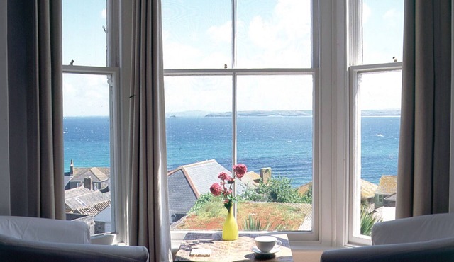 Stunning views from a beautiful spacious house close to beach and town