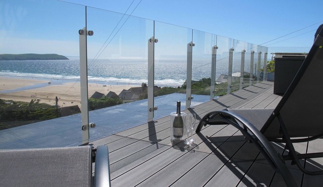 Stunning views from large balcony and modern beautiful contemporary apartment