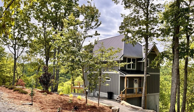 Stunning views of Center Hill Lake and mountains from this NEW build dream house