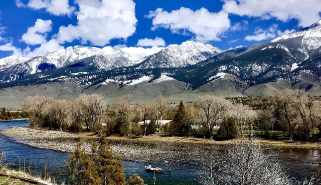 Stunning views right on the Majestic Yellowstone River!