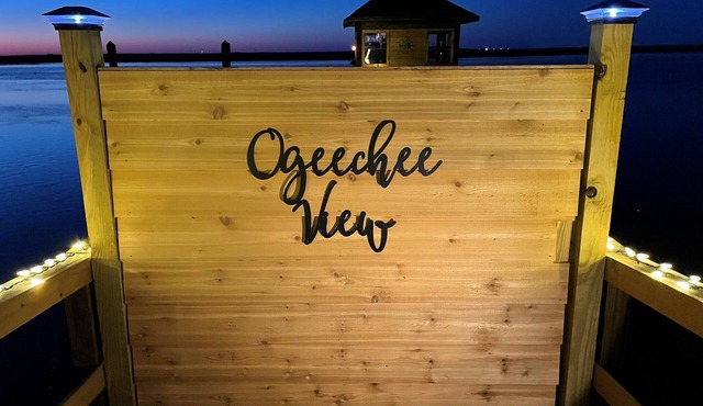 Stunning Waterfront View with Private Dock House