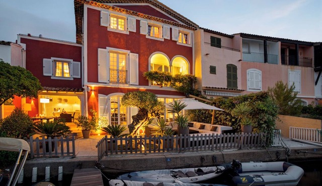 Stunning waterfront home, with mooring, in Port Grimaud.