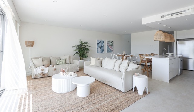 Styled by Oak & Orange Int Designers located at Magenta Shores beachside estate