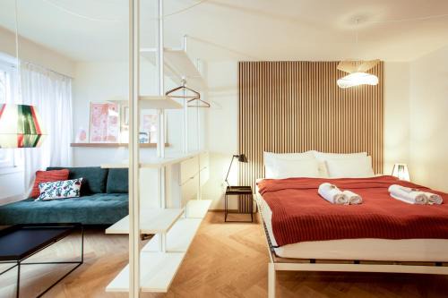 Stylisches Boutique Wohnung beim Rhein